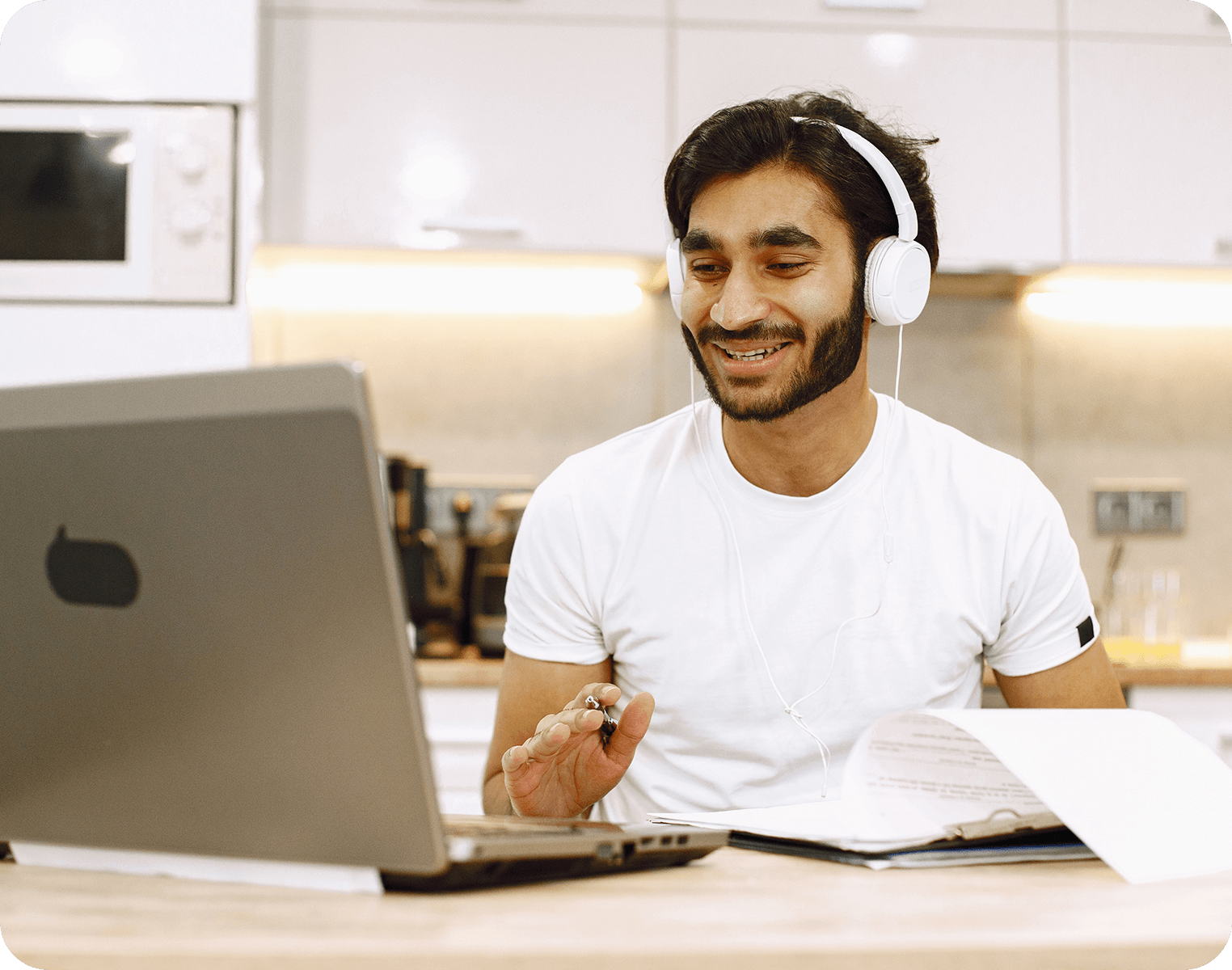 Freelancer working