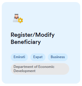 Register Beneficiary