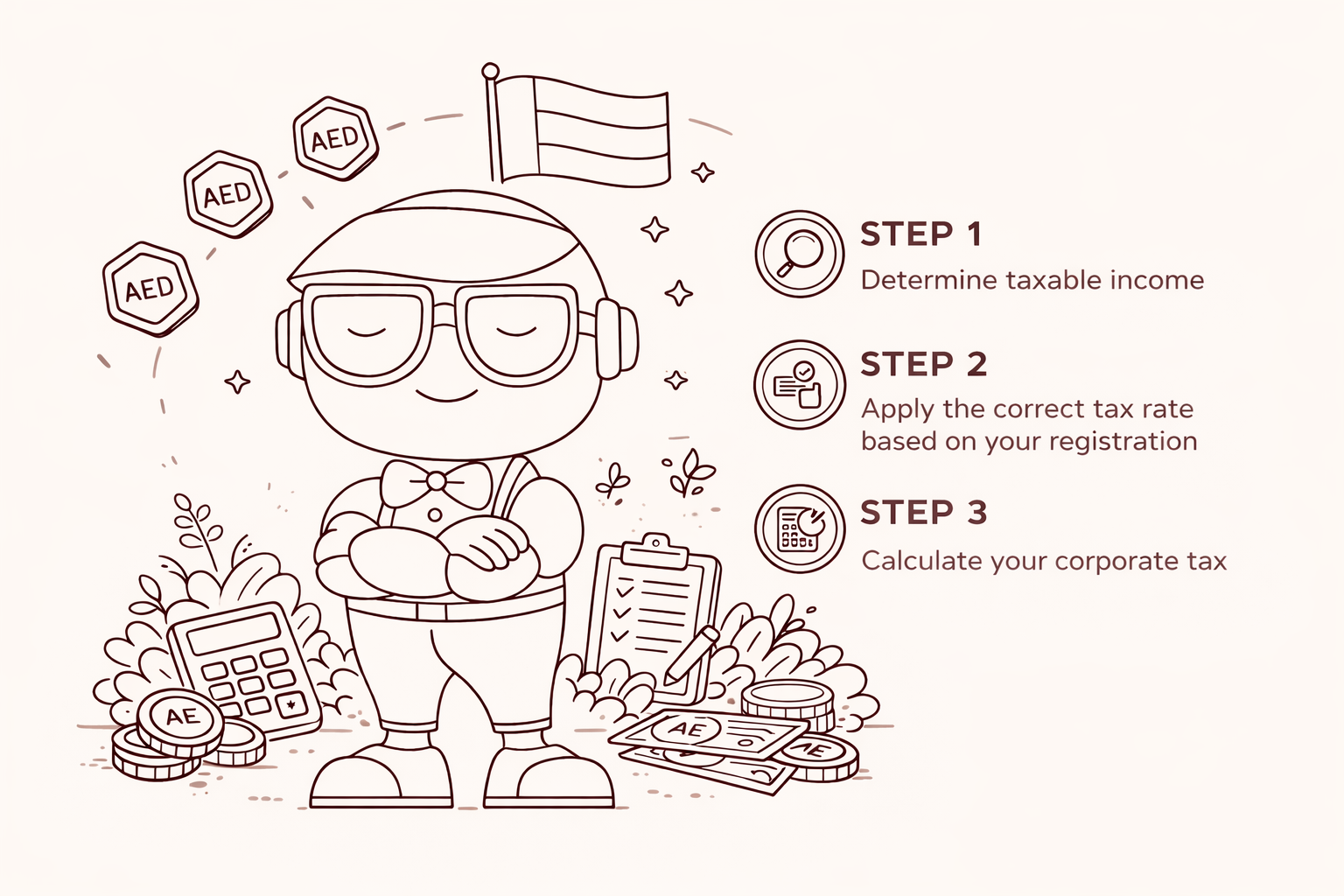 How to calculate corporate tax in UAE