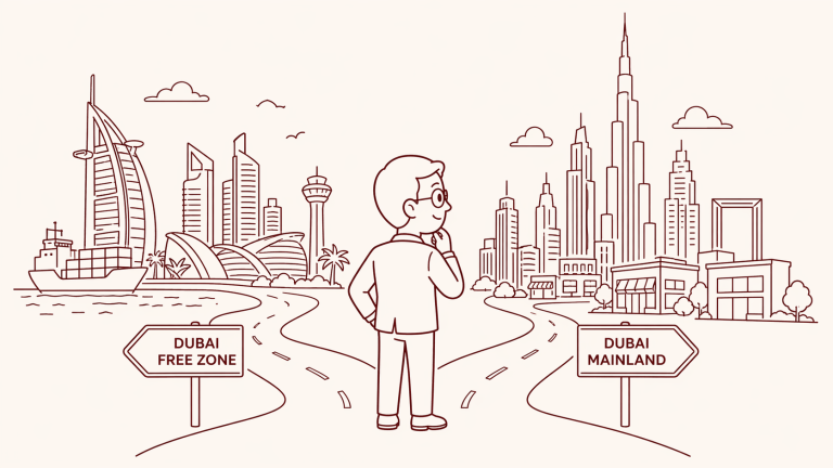 Free Zone vs Mainland Dubai: UAE Company Structure Guide