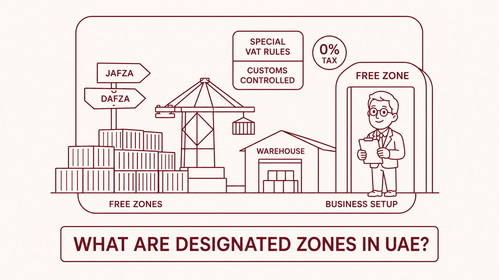 Free Zones vs. Designated Zones for UAE VAT: What every business should know in 2026