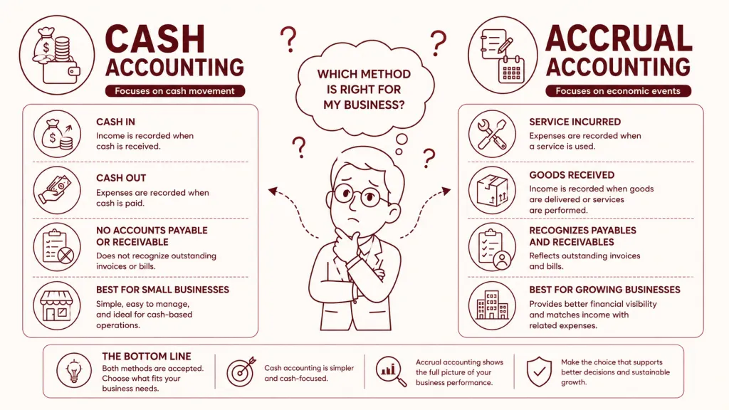 Cash vs Accrual Accounting in UAE: Learn the right method with this guide Cash vs Accrual Accounting in UAE: Learn the right method with this guide
