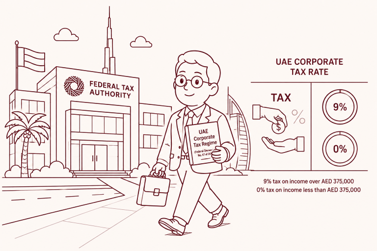UAE Corporate Tax Rate 2026: 9% Standard and 0% Tiers