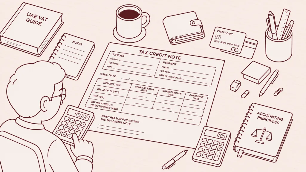 UAE Tax Credit Note Guide UAE Tax Credit Note Guide
