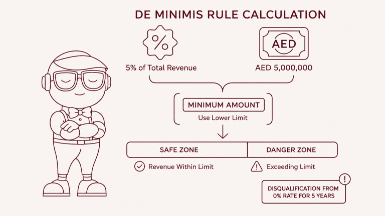 De Minimis Rule UAE Free Zone: AED 5M / 5% Threshold Explained