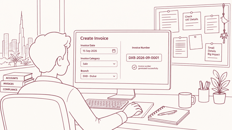How To Assign Invoice Numbers Correctly in UAE?