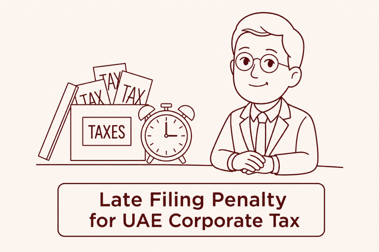 UAE Corporate Tax Late Filing Penalty: AED 500 Per Month Rule
