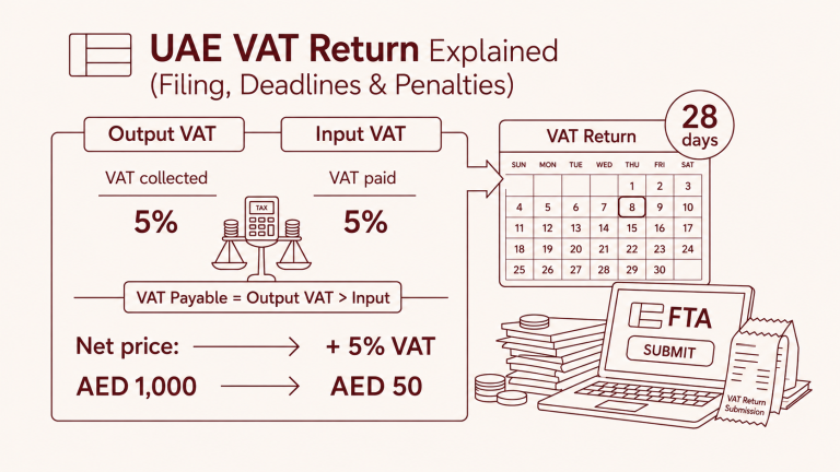 UAE VAT Return Deadlines: Quarterly vs Monthly Filing