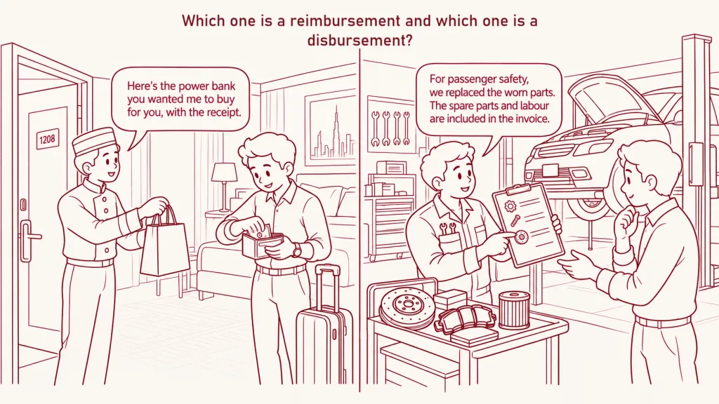 Reimbursements vs. Disbursements in UAE VAT: How to Recharge Client Costs Correctly Reimbursements vs. Disbursements in UAE VAT: How to Recharge Client Costs Correctly